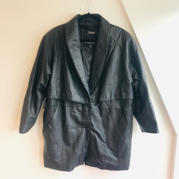 WILSONS thinsulate thermal oversized leather Jacket | M - Picture 2 of 16